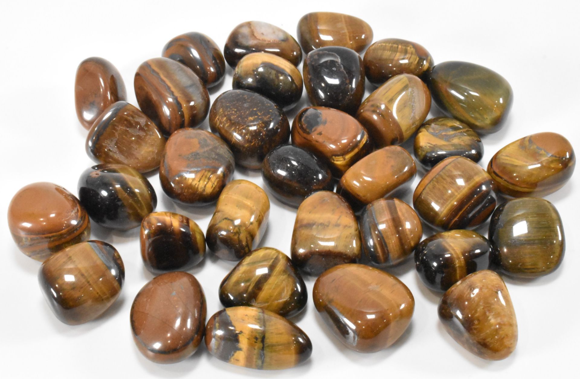 MINERAL SPECIMENS - COLLECTION OF TIGERS EYE