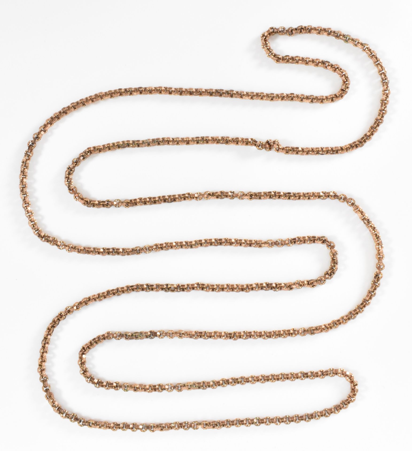 GEORGE III FANCY LINK LONG GUARD CHAIN - Image 4 of 9