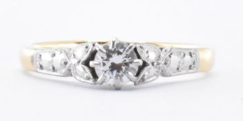 EDWARDIAN 18CT GOLD & DIAMOND RING