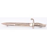 SOUTH AFRICAN 9CT GOLD BAYONET BROOCH