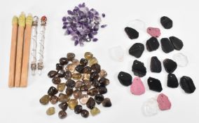 GEMSTONES GEM SLABS & WANDS