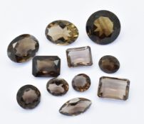 SMOKEY QUARTZ LOOSE GEMSTONES