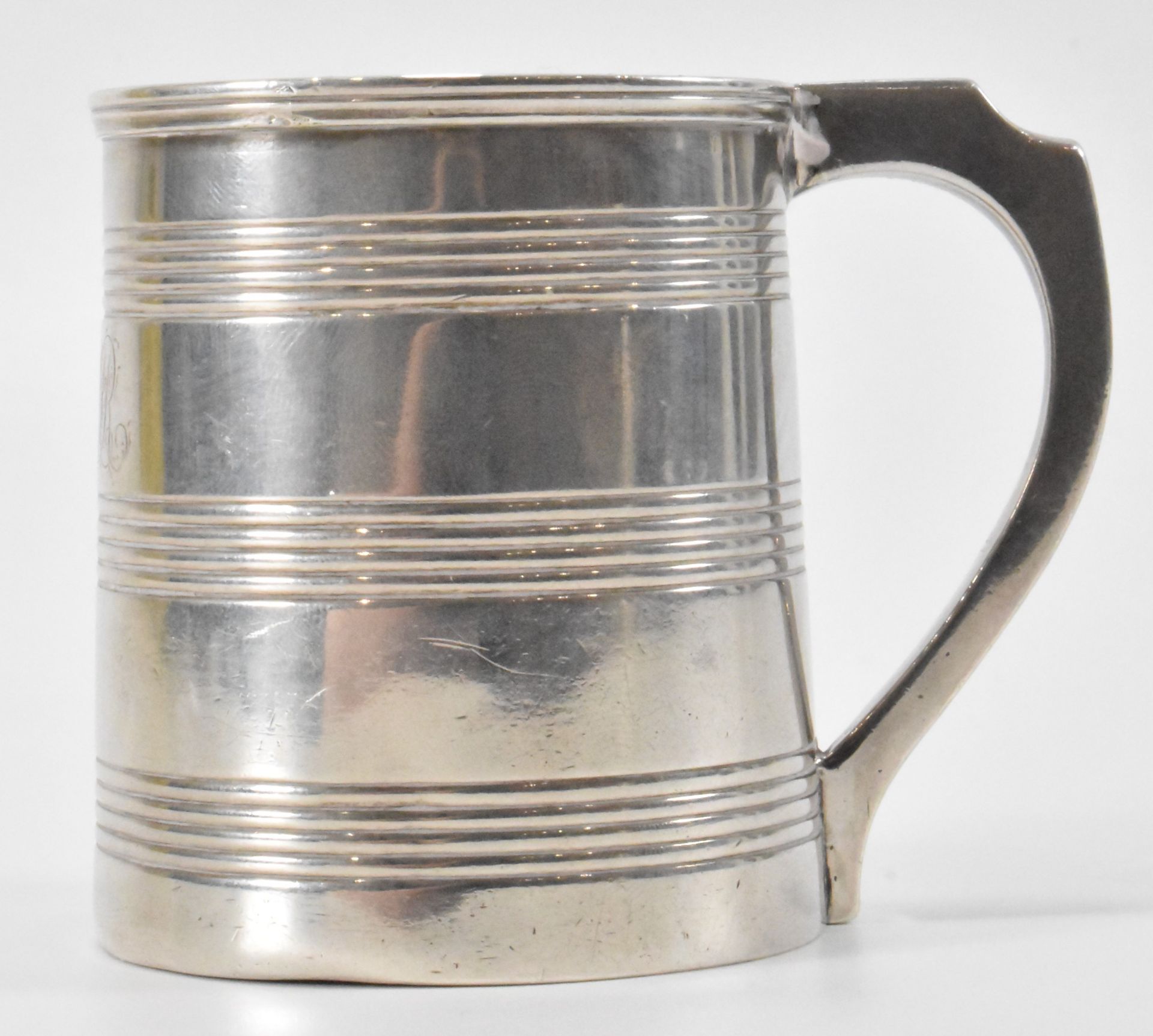 HALLMARKED GEORGE III SILVER CHRISTENING CUP - Image 3 of 7