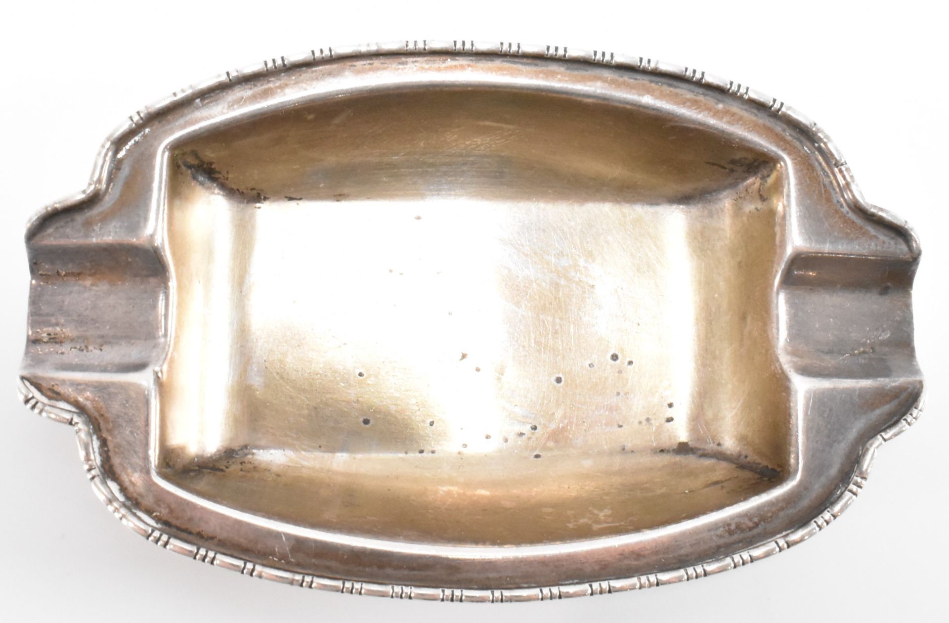 SILVER HALLMARKED ATKIN BROTHERS ASH TRAY - Image 2 of 3