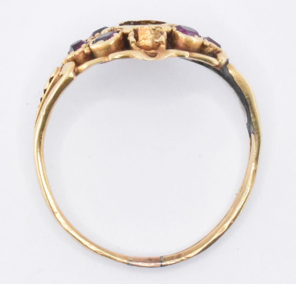 GEORGE III GOLD & RUBY RING - Image 7 of 8