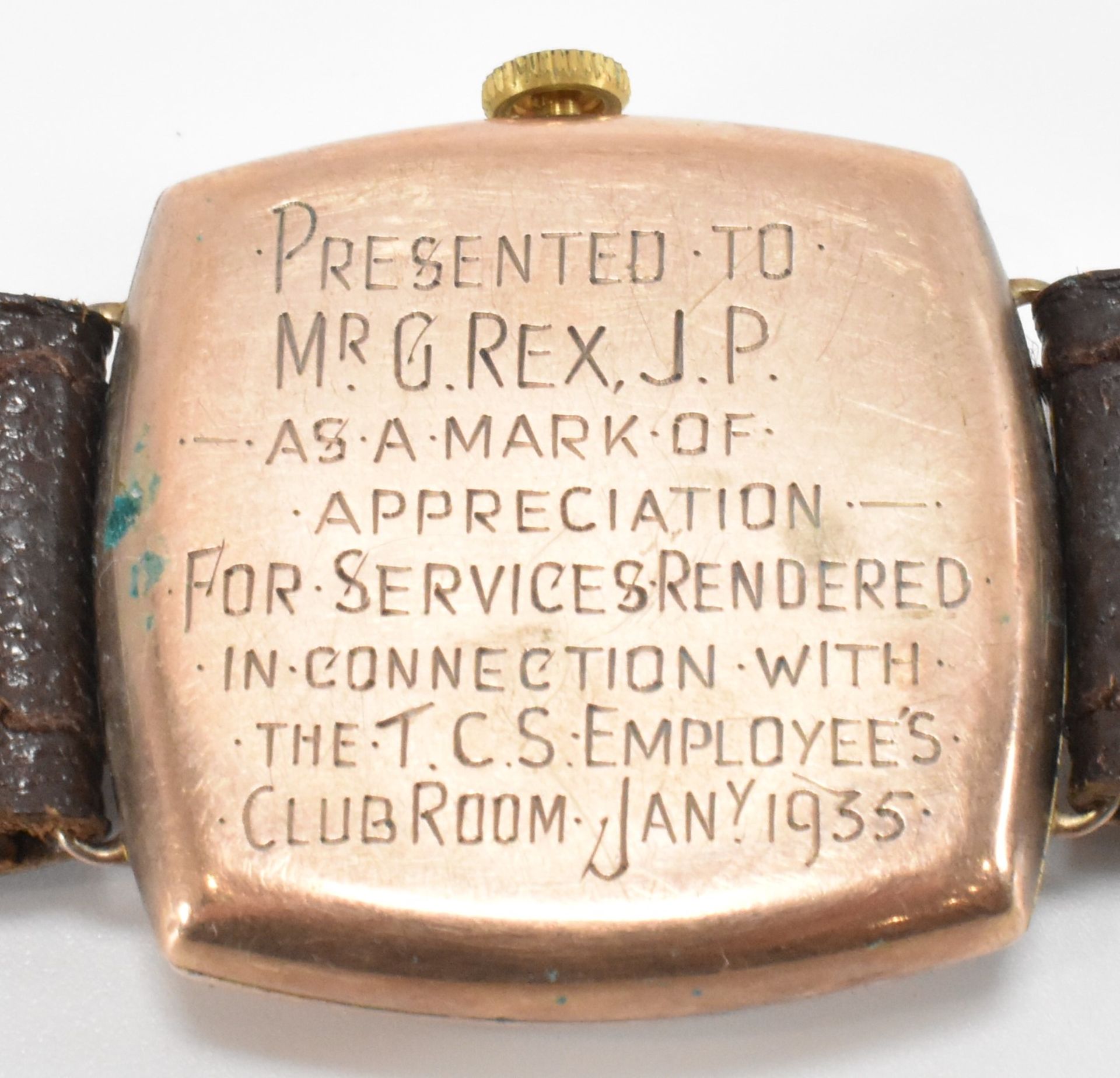 1930S 9CT GOLD ROLEX WRIST WATCH - Image 6 of 7