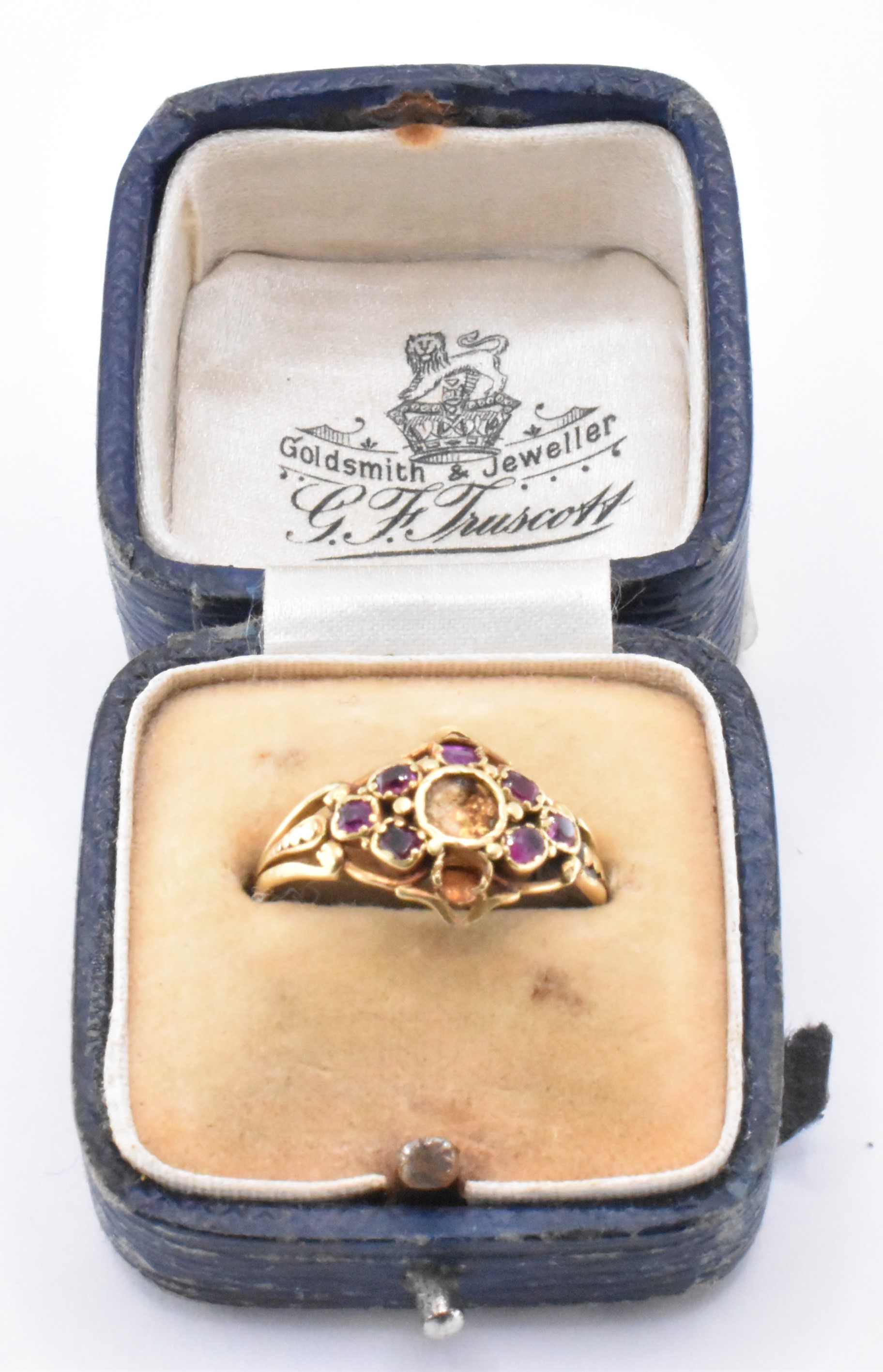 GEORGE III GOLD & RUBY RING - Image 8 of 8