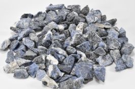 MINERAL SPECIMENS - COLLECTION OF ROUGH SODALITE