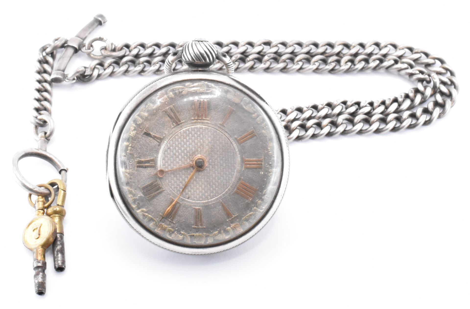 GEORGE IV HALLMARKED SILVER FUSEE POCKET WATCH