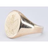 HALLMARKED 9CT GOLD SIGNET RING