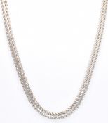 SILVER FANCY LINK NECKLACE CHAIN