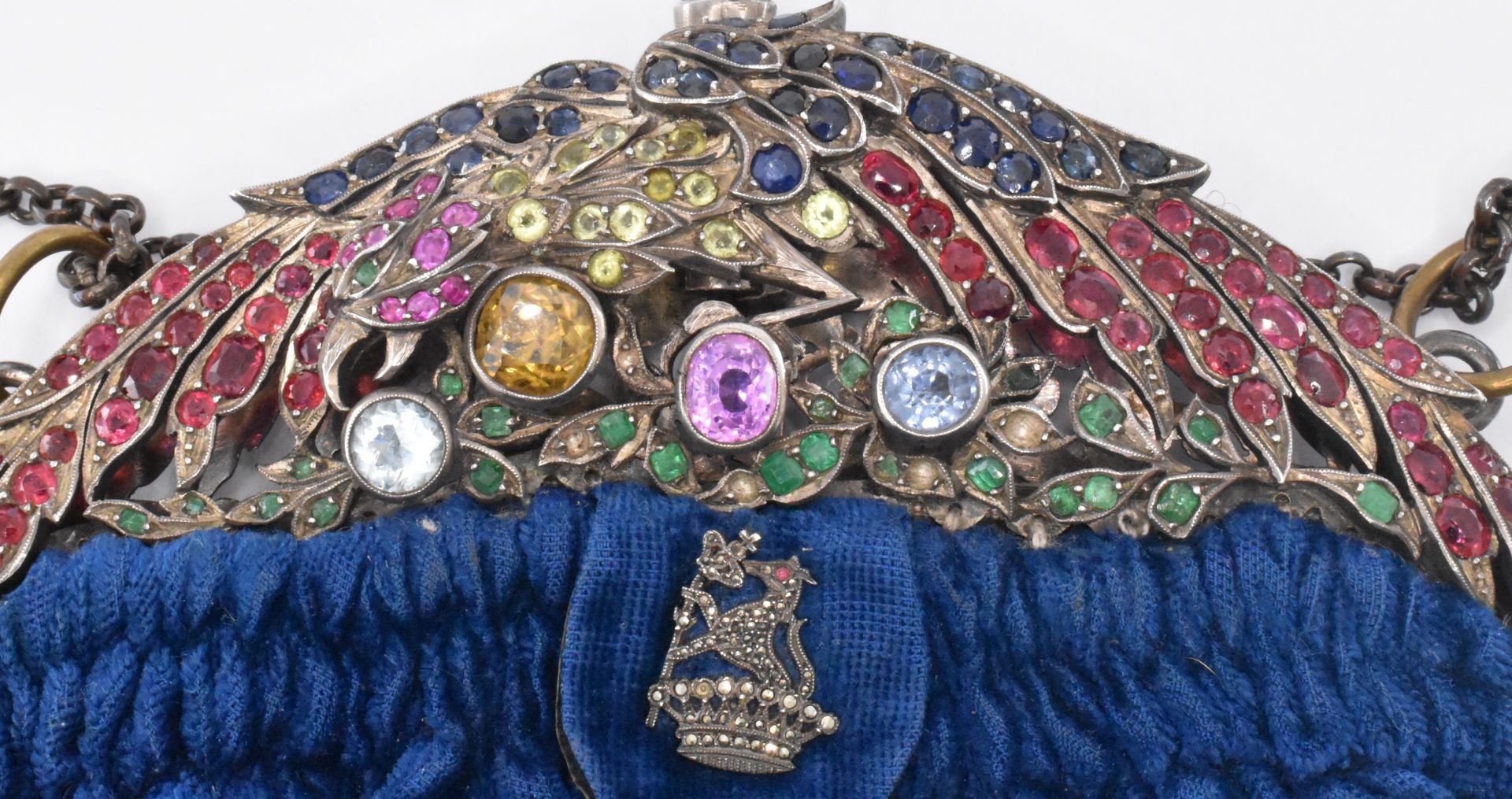 1910s CONTINENTAL GEM SET OPERA EVENING BAG - Image 13 of 16