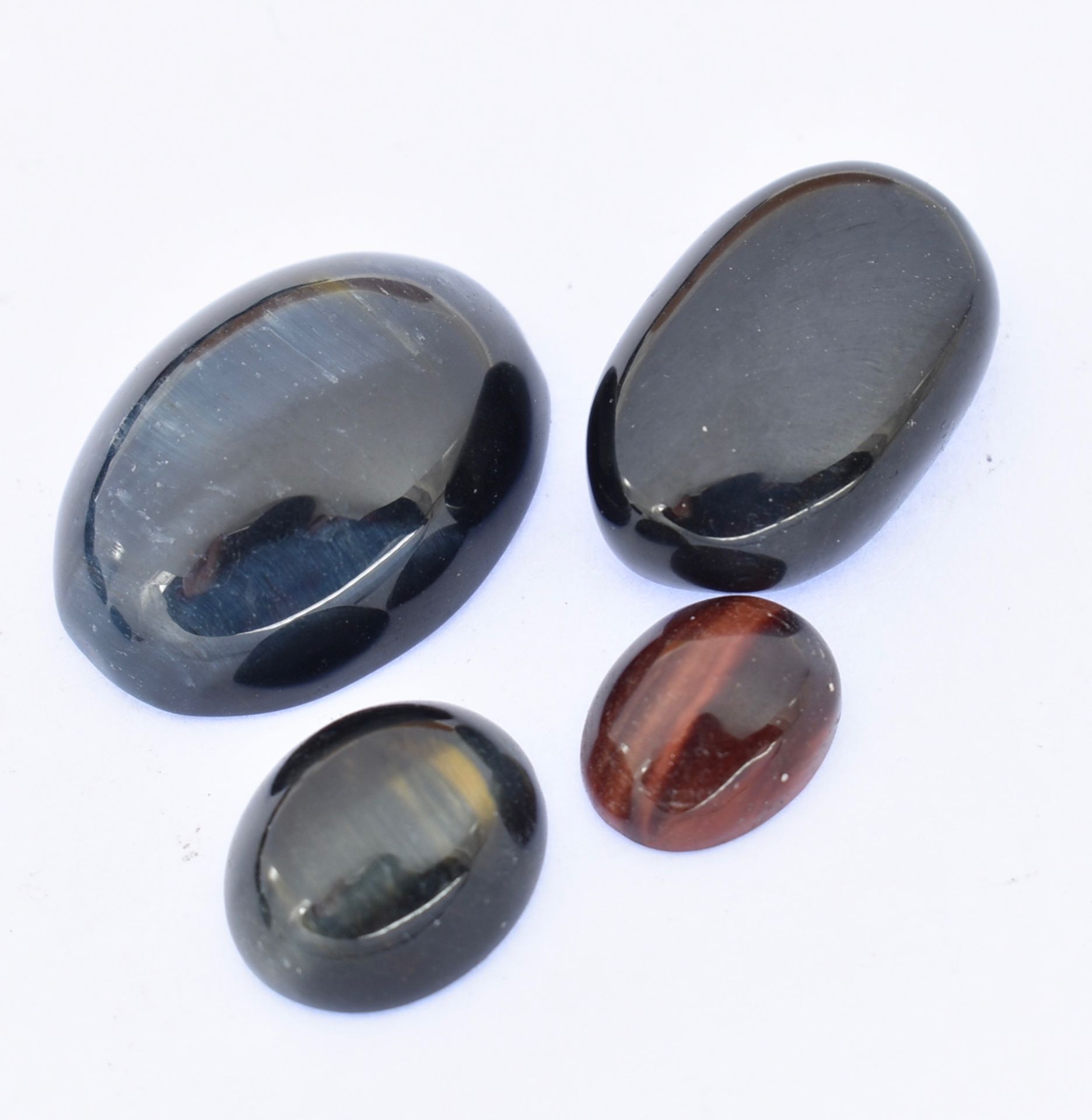 TIGER'S EYE & HAWK'S EYE CABOCHONS - Image 4 of 4