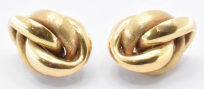 VINTAGE GOLD KNOT EARRINGS