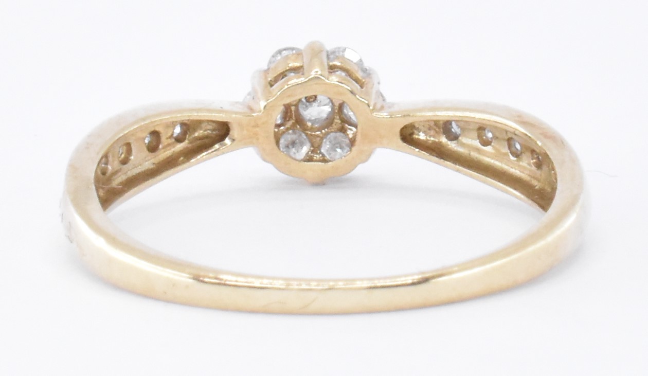 HALLMARKED 9CT GOLD & DIAMOND RING - Image 4 of 7