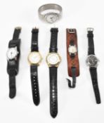 ASSORTMENT OF VINATGE GENTS WRIST WATCHES