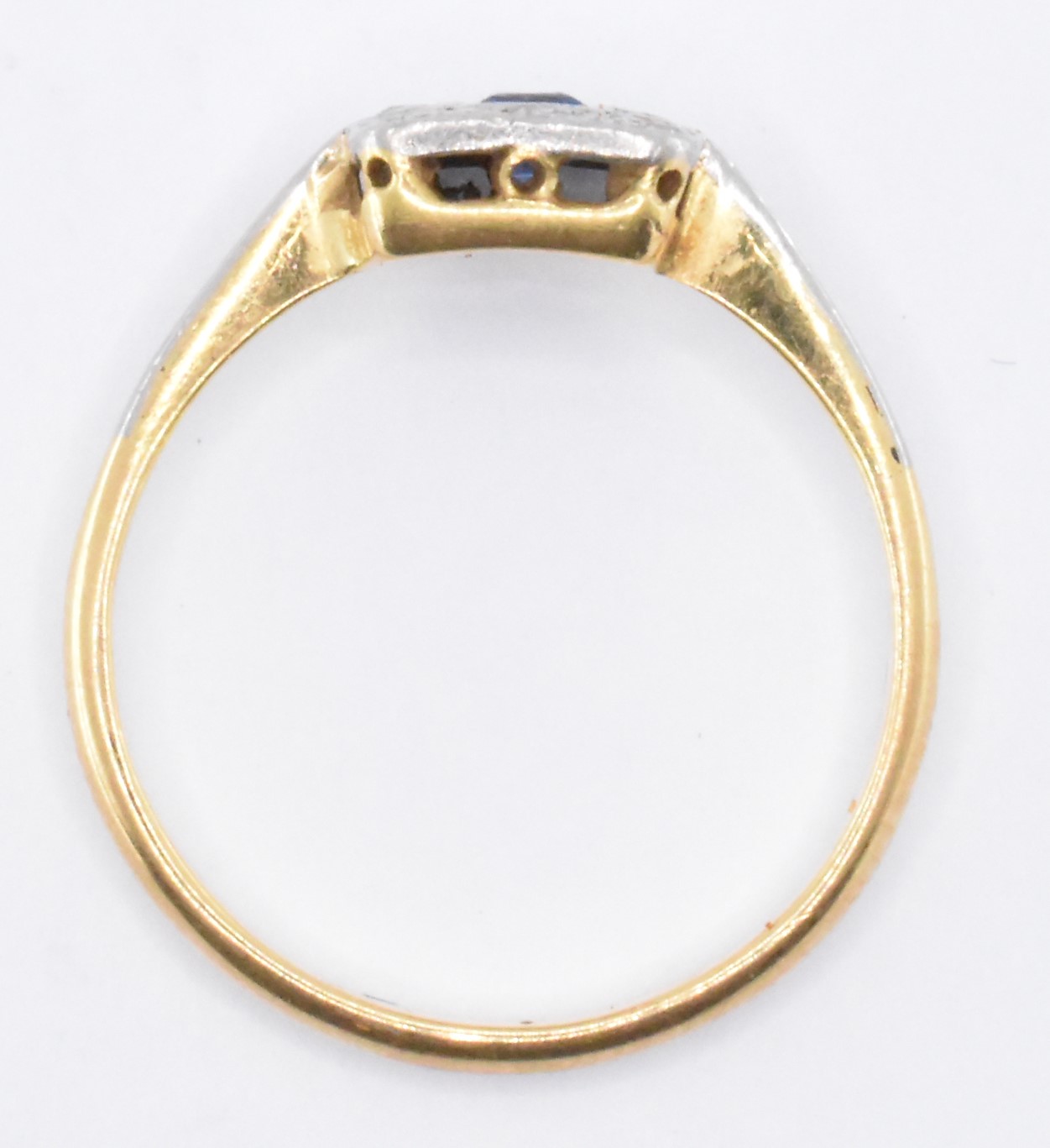 EDWARDIAN SAPPHIRE & DIAMOND RING - Image 6 of 6