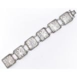 VINTAGE DAVID ANDERSEN SILVER FAIRY TALE BRACELET