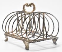 GEORGE IV SILVER HALLMARKED TOAST RACK