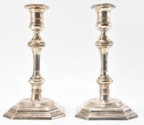 PAIR OF SILVER HALLMARKED CANDLESTICKS