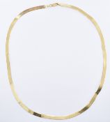 14CT GOLD SNAKE LINK NECKLACE CHAIN