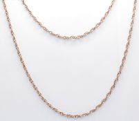 ROSE GOLD METAL NECKLACE CHAIN