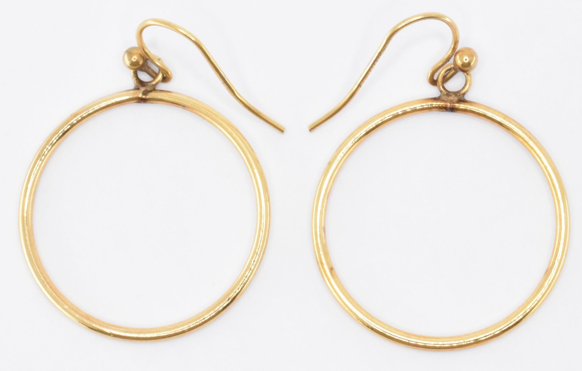 FOUR PAIRS OF 9CT GOLD EARRINGS - Image 2 of 5