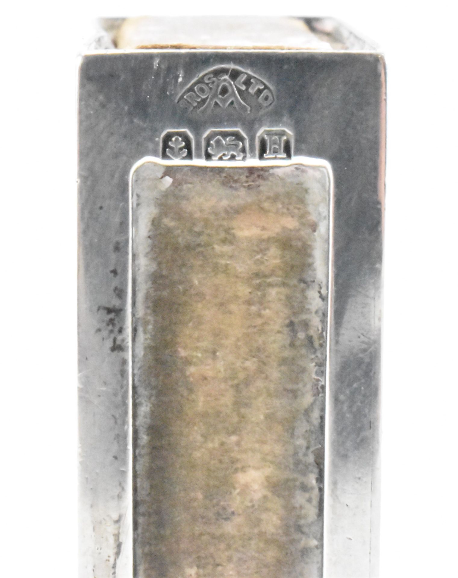 HALLMARKED SILVER ADIE BROTHERS MATCHBOX HOLDER WITH CARD CASE AND PHOTO FRAME - Image 6 of 6