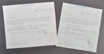 ESTATE OF DAVE PROWSE - PETER CUSHING - PERSONAL CORRESPONDENCE