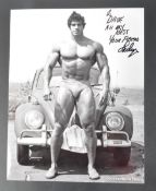 ESTATE OF DAVE PROWSE - LOU FERRIGNO SIGNED PHOTOGRAPH