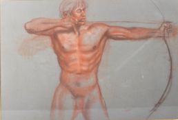 ESTATE OF DAVE PROWSE - ANDRE DURAND FRAMED PASTEL ARTWORK