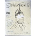 ESTATE OF DAVE PROWSE - THE SIMPSONS - ORIGINAL ARTWORK