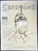 ESTATE OF DAVE PROWSE - THE SIMPSONS - ORIGINAL ARTWORK