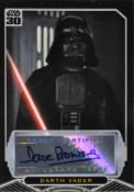 ESTATE OF DAVE PROWSE - TOPPS STAR WARS 30TH ANNIVERSARY SIGNED TRADING CARD