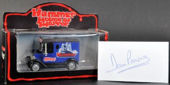 ESTATE OF DAVE PROWSE - HAMMER HORROR - SIGNED LLEDO DIECAST MODEL