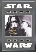 ESTATE OF DAVE PROWSE - AUTOGRAPH & FILM CEL DISPLAY