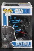 ESTATE OF DAVE PROWSE - FUNKO POP STAR WARS DARTH VADER SIGNED FIGURE