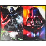 ESTATE OF DAVE PROWSE - STAR WARS - FAN ART - PAIR OF PRINTS