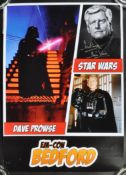 ESTATE OF DAVE PROWSE - EM-CON - FINAL CONVENTION SIGNED POSTER