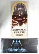 ESTATE OF DAVE PROWSE - STAR WARS - DARTH VADER LARGE CANVAS PRINTS