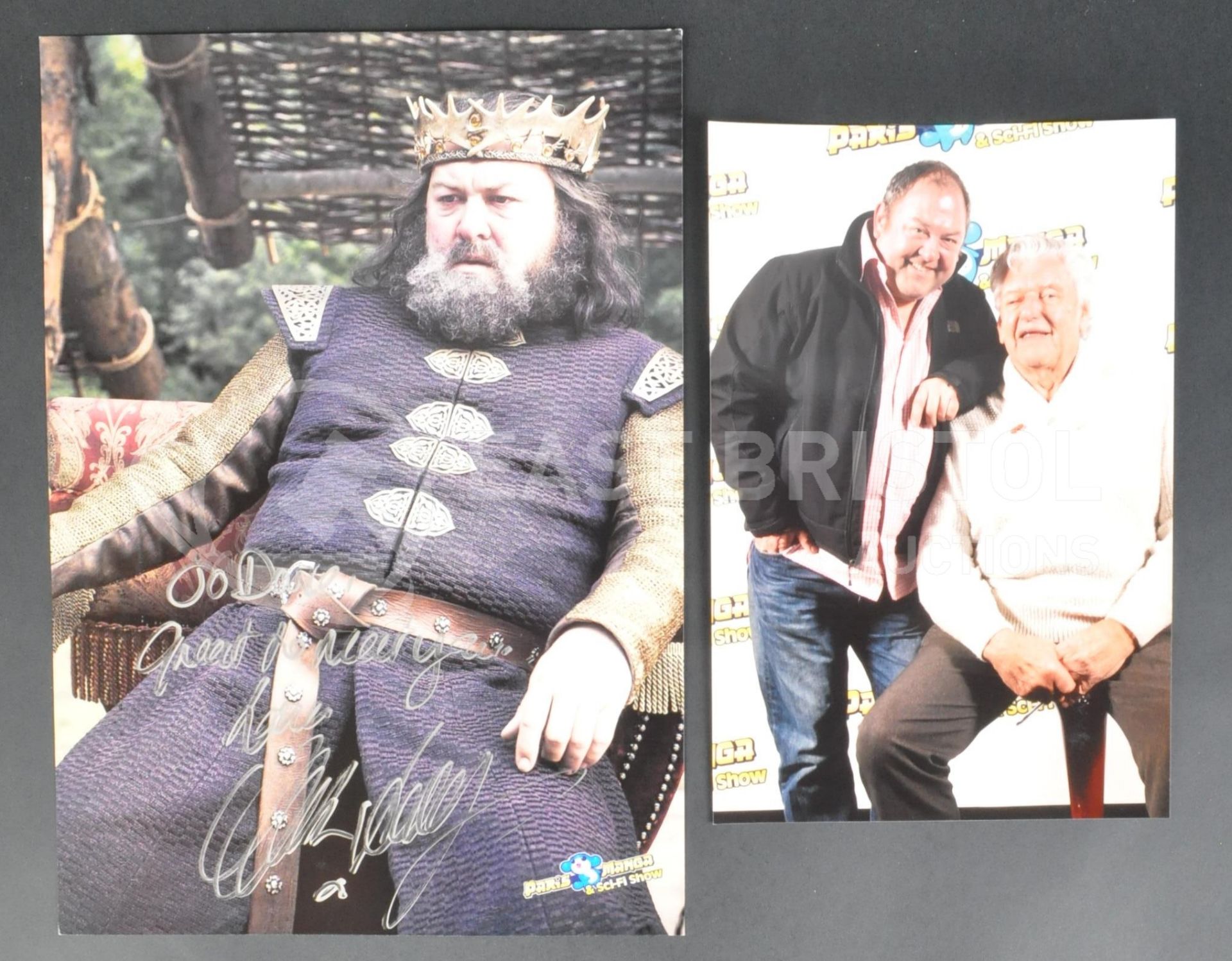 ESTATE OF DAVE PROWSE - GAME OF THRONES MARK ADDY AUTOGRAPH & PHOTO