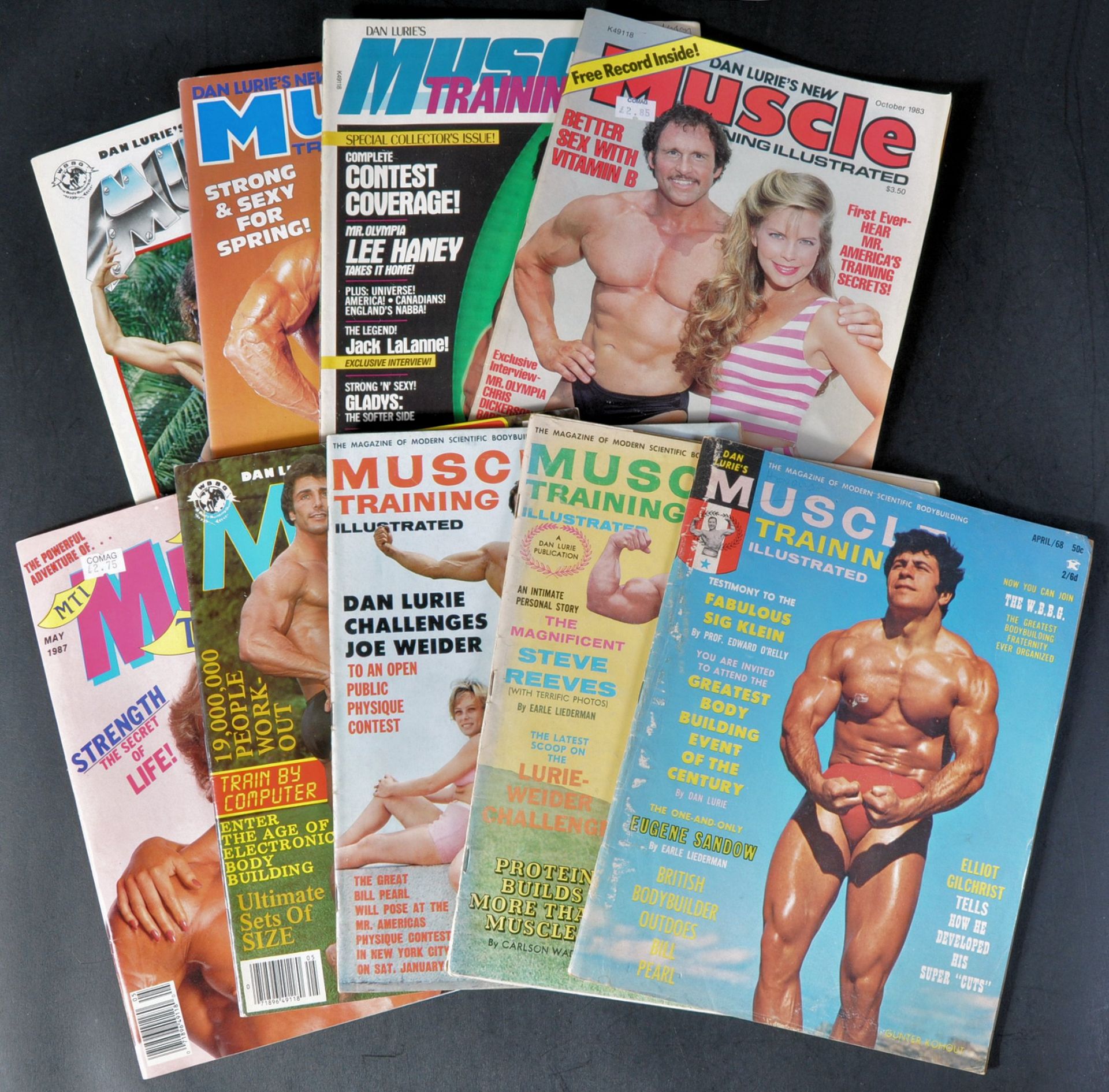 ESTATE OF DAVE PROWSE - MUSCLE TRAINING ILLUSTRATED MAGAZINES