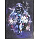 ESTATE OF DAVE PROWSE - STAR WARS - ESB AUTOGRAPHED LARGE PRINT