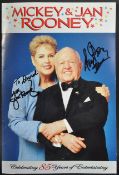 ESTATE OF DAVE PROWSE - MICKEY & JAN ROONEY - SIGNED PROGRAMME