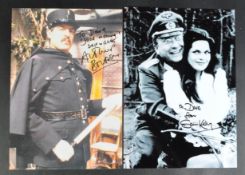 ESTATE OF DAVE PROWSE - ALLO ALLO - SIGNED 8X12" PHOTOGRAPHS