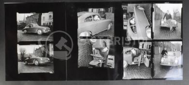 ESTATE OF DAVE PROWSE - SEAN CONNERY - UNSEEN CONTACT SHEET IMAGE