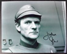 ESTATE OF DAVE PROWSE - STAR WARS - JULIAN GLOVER SIGNED 8X10" PHOTO