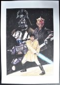 ESTATE OF DAVE PROWSE - STAR WARS - FAN ART - MASA PRINT