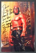 ESTATE OF DAVE PROWSE - RON PERLMAN - HELLBOY SIGNED 8X12" PHOTO