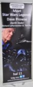ESTATE OF DAVE PROWSE - STAR WARS - ORIGINAL CONVENTION PULL-UP BANNER